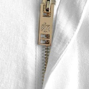 New All Things Golden Linen pants in White, size S